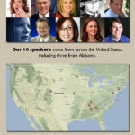 Our speakers come from across the United States